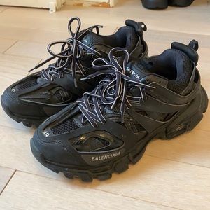 Balenciaga Track Sneakers All Black Size 10.5